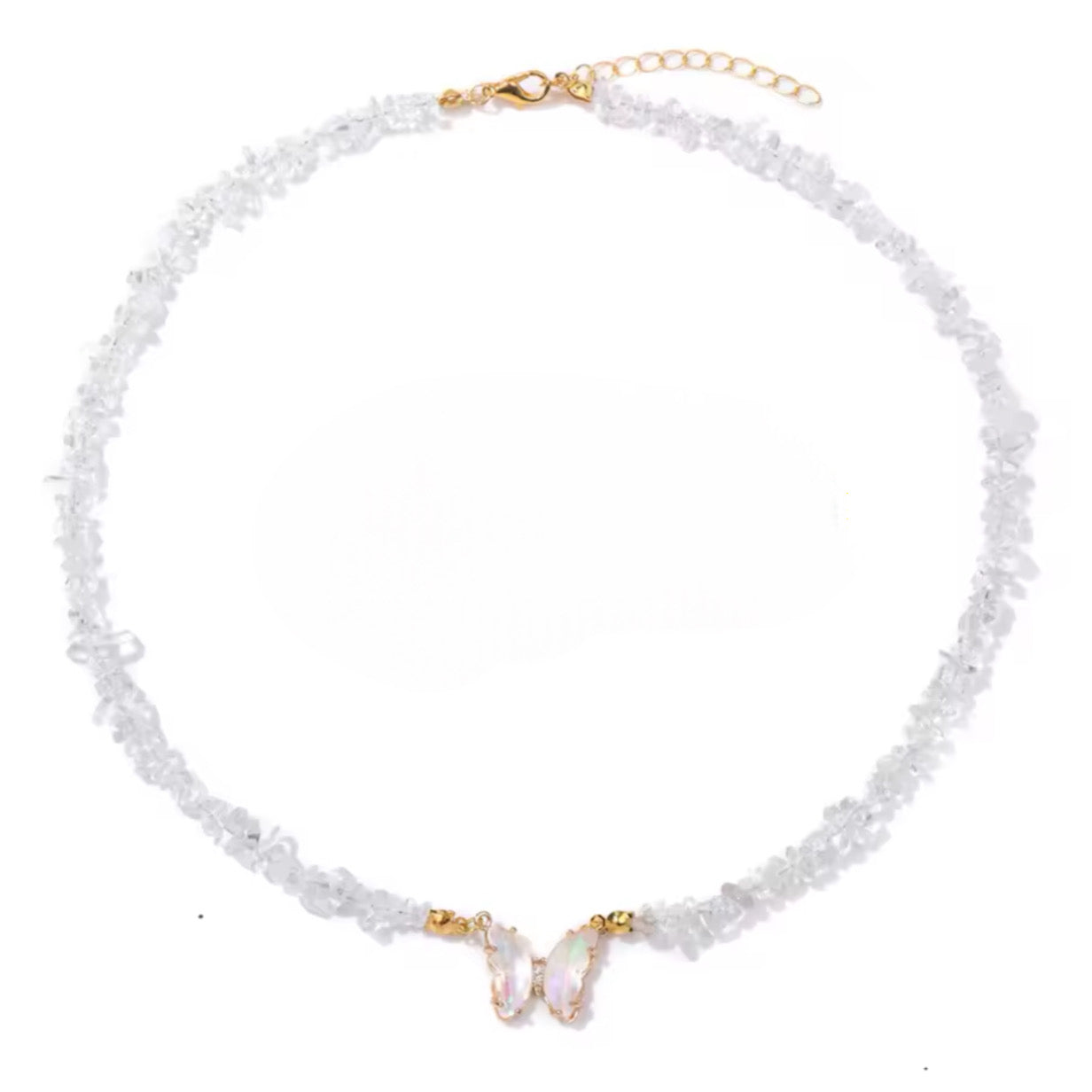 KETTE BUTTERFLY CLEAR QUARTZ.