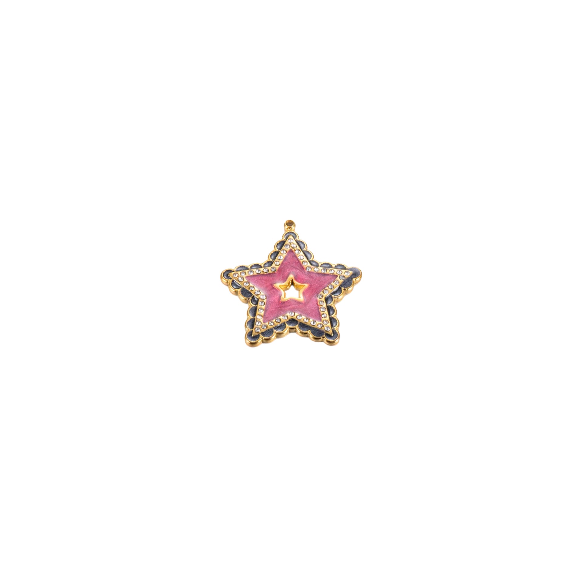 PINK STAR CHARM.