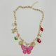 Charm-Kette „PINK BUTTERFLY“