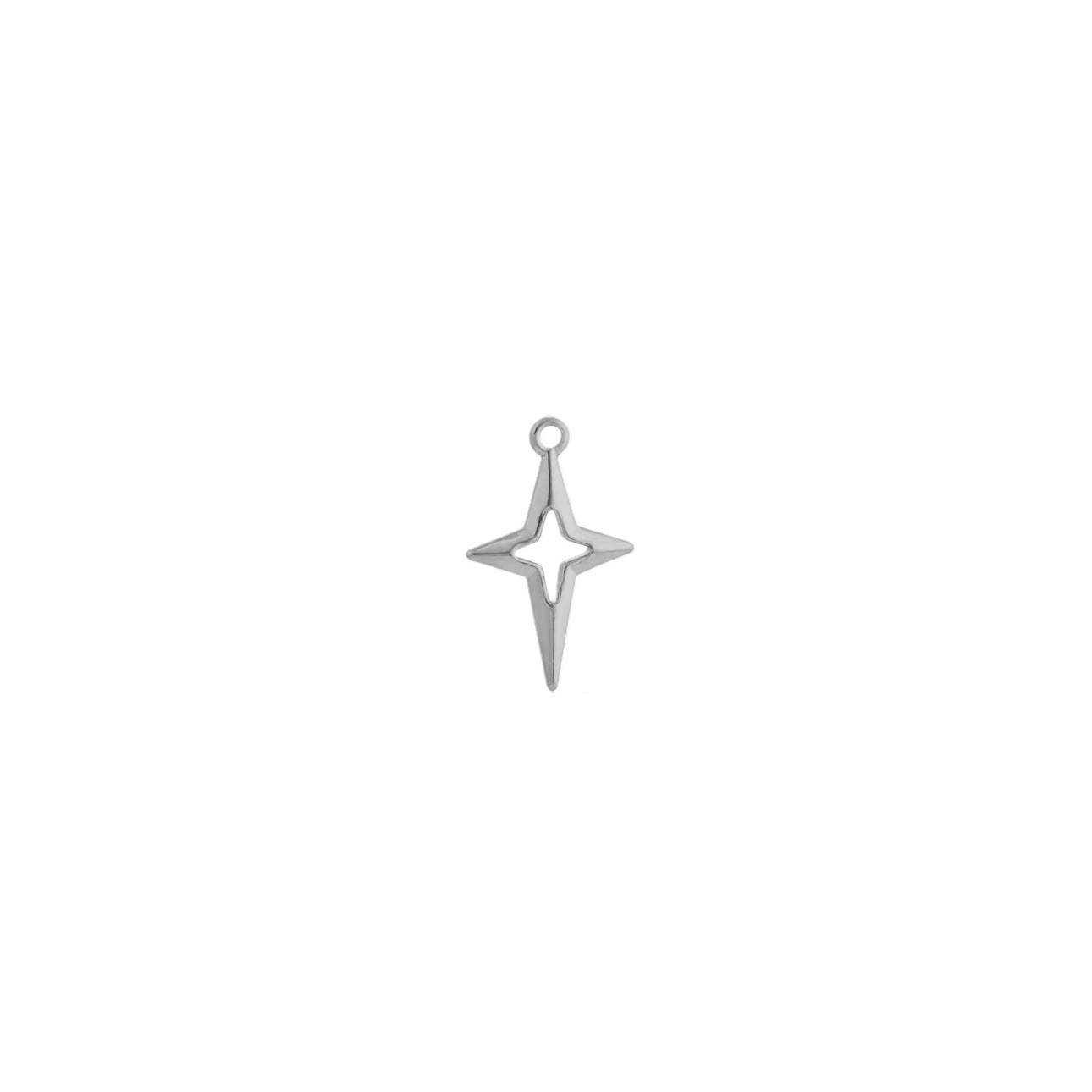 SILVER STAR CHARM.