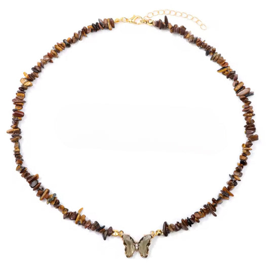 KETTE BUTTERFLY TIGER EYE.