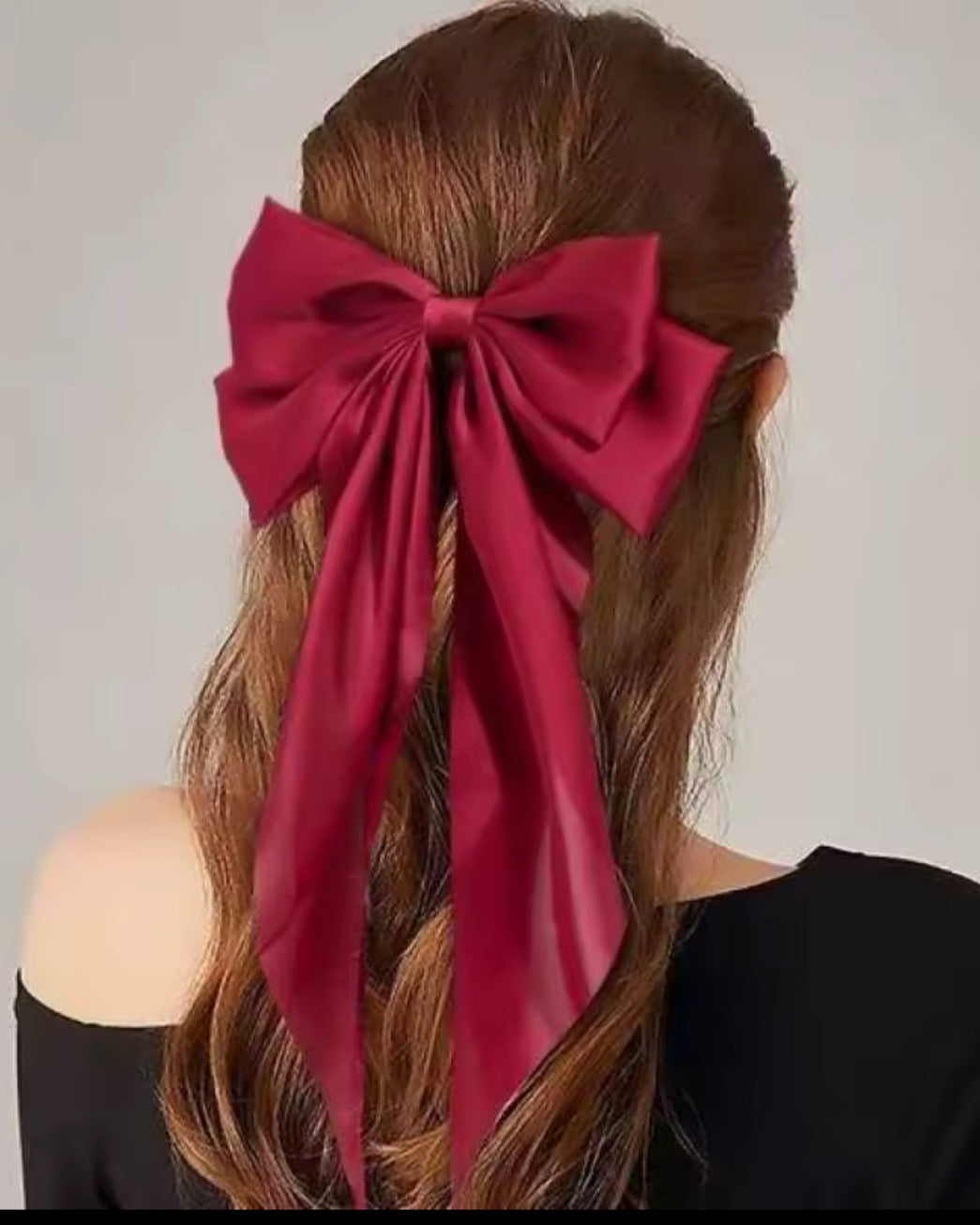 HAARSCHLEIFE RED ELEGANCE.