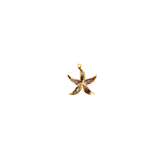 LUXURY STARFISH CHARM.