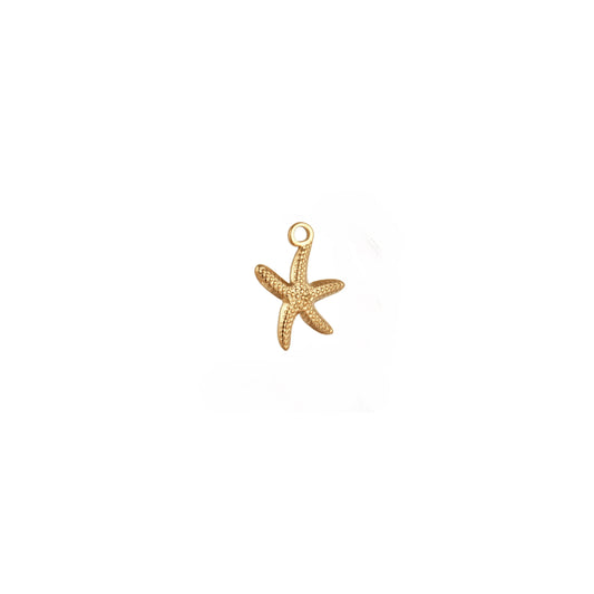 GOLDEN STARFISH CHARM.