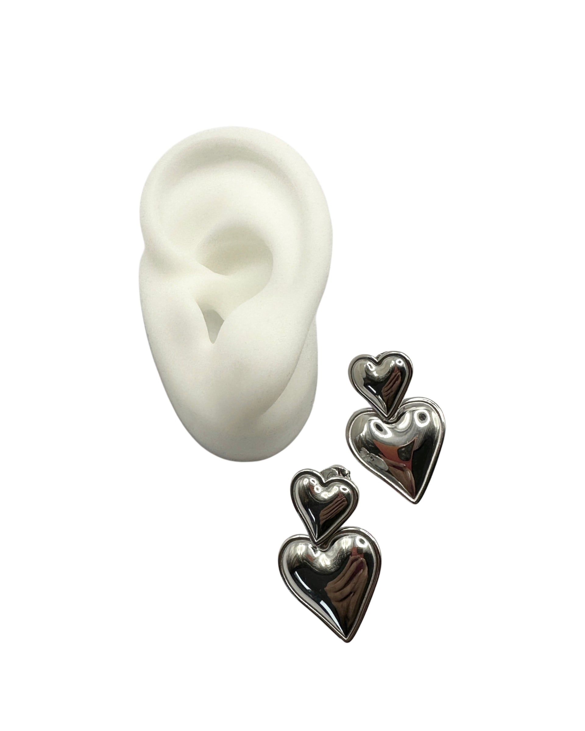 OHRRINGE TWIN HEARTS.