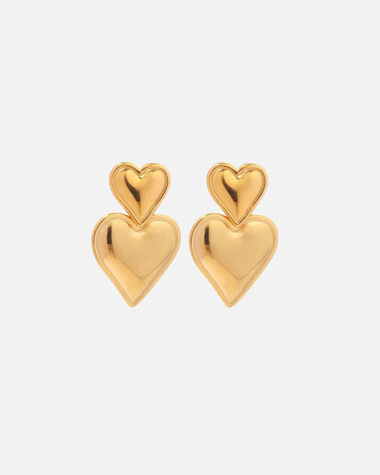 Earrings “GOLDEN HEARTS”