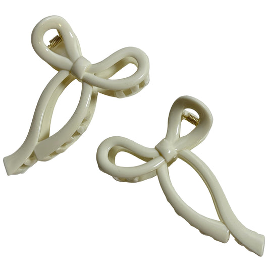 HAARSPANGE WHITE BOW.