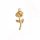 Golden Rose Charm