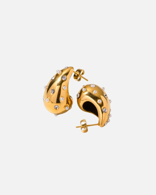 CHUNKY SHINE EARRINGS.