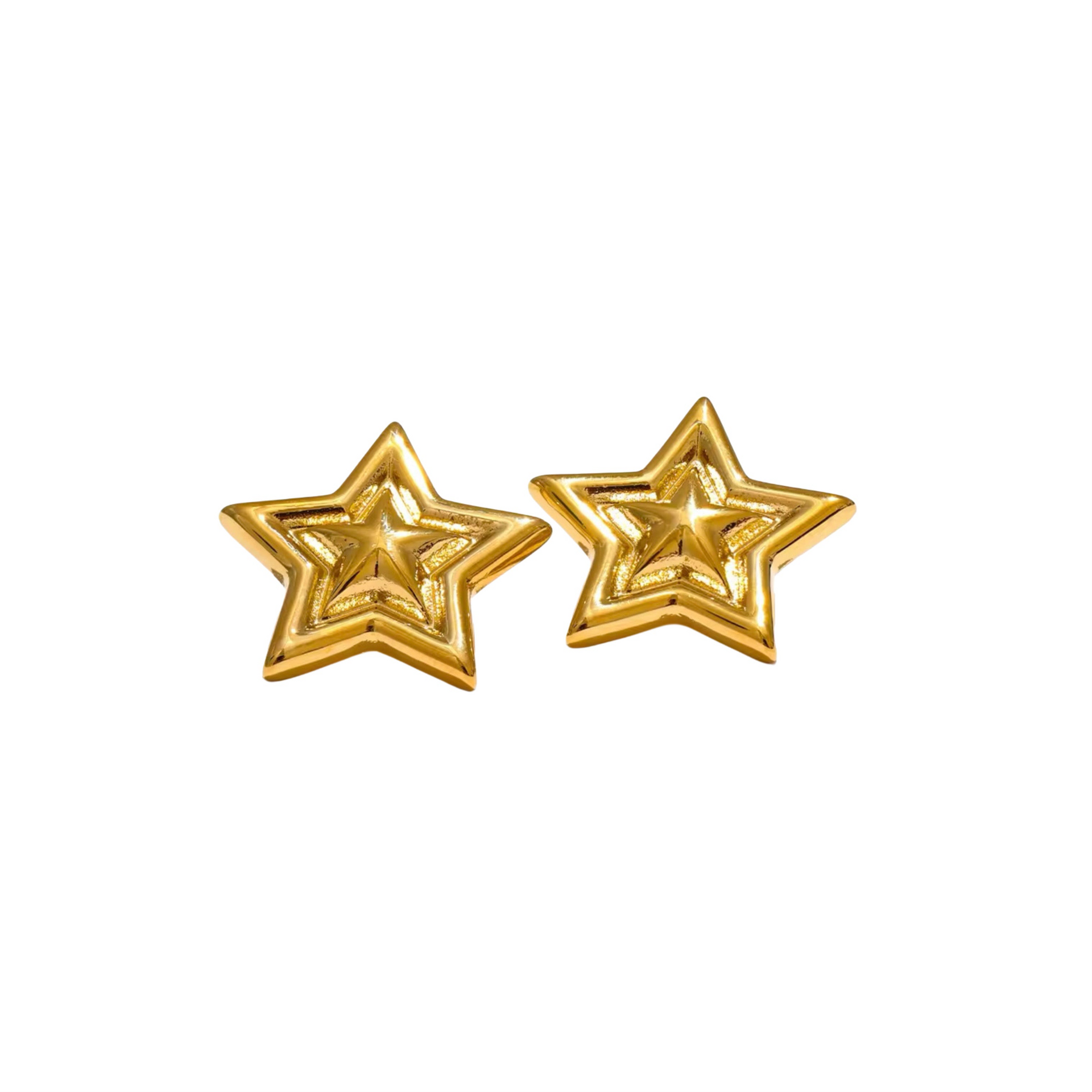 OHRRINGE GOLDEN STARS.