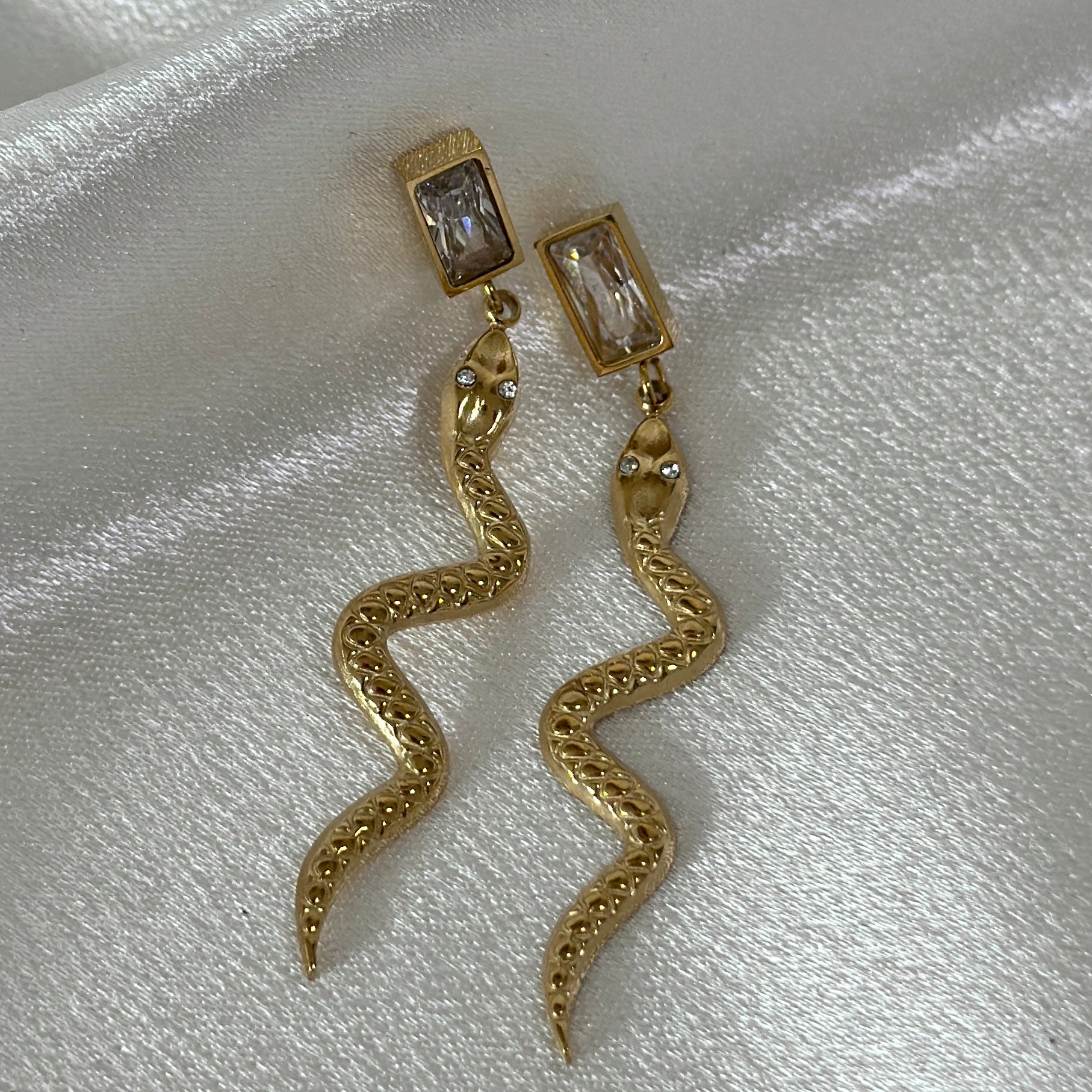 Ohrringe „GOLDEN SNAKE“