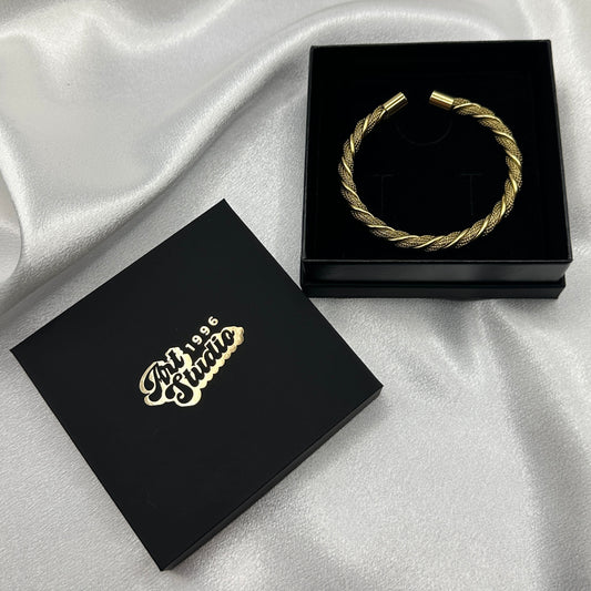 ARMREIF GOLDEN TWIST.