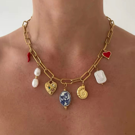 Charm-Kette „CUTE MIX“