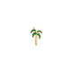 GREEN PALMTREE CHARM.