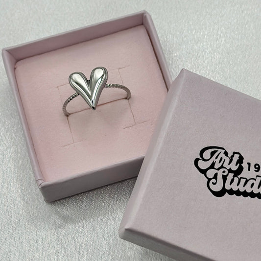 RING I LOVE SILVER.