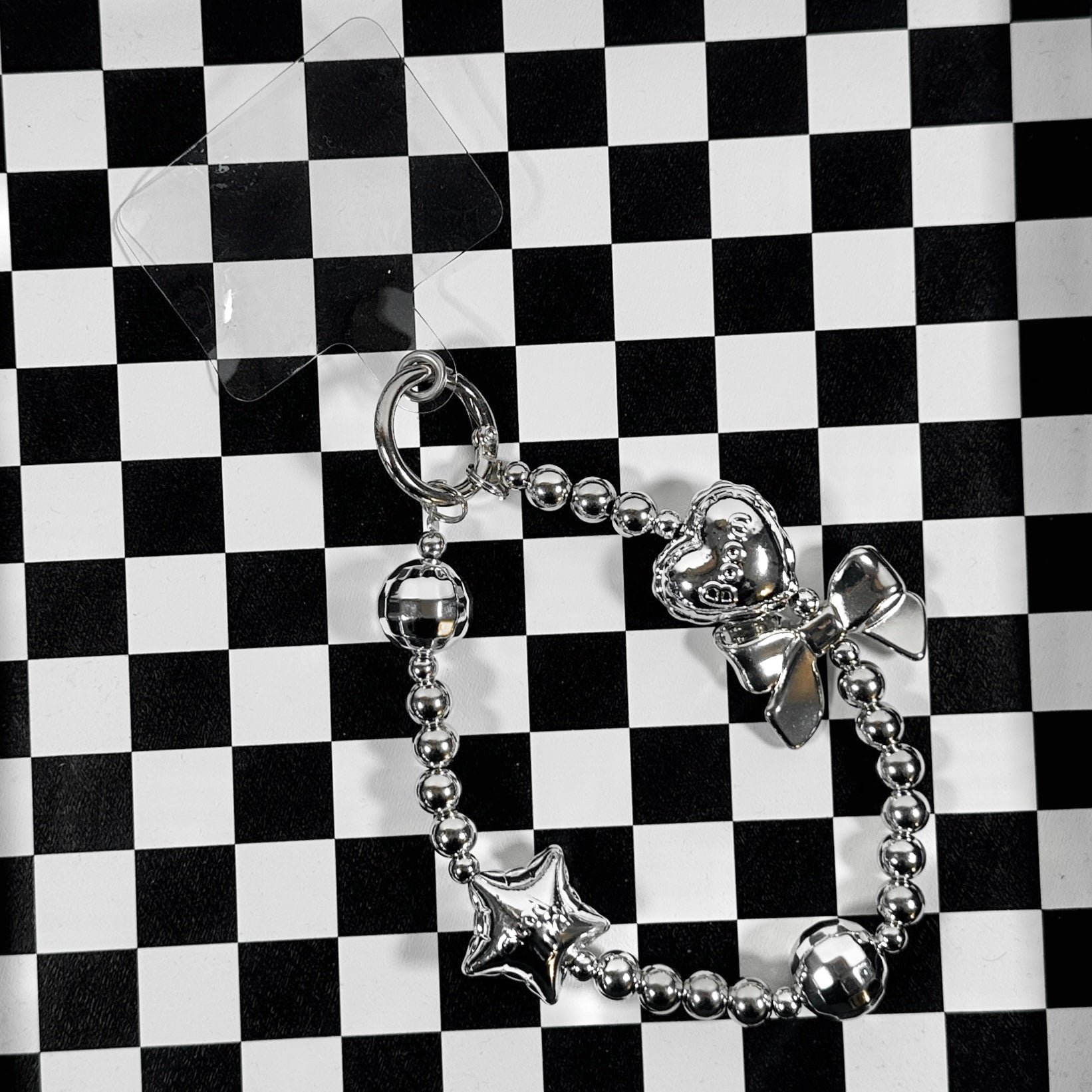 SILVER DISCO (HANDY)ANHÄNGER.