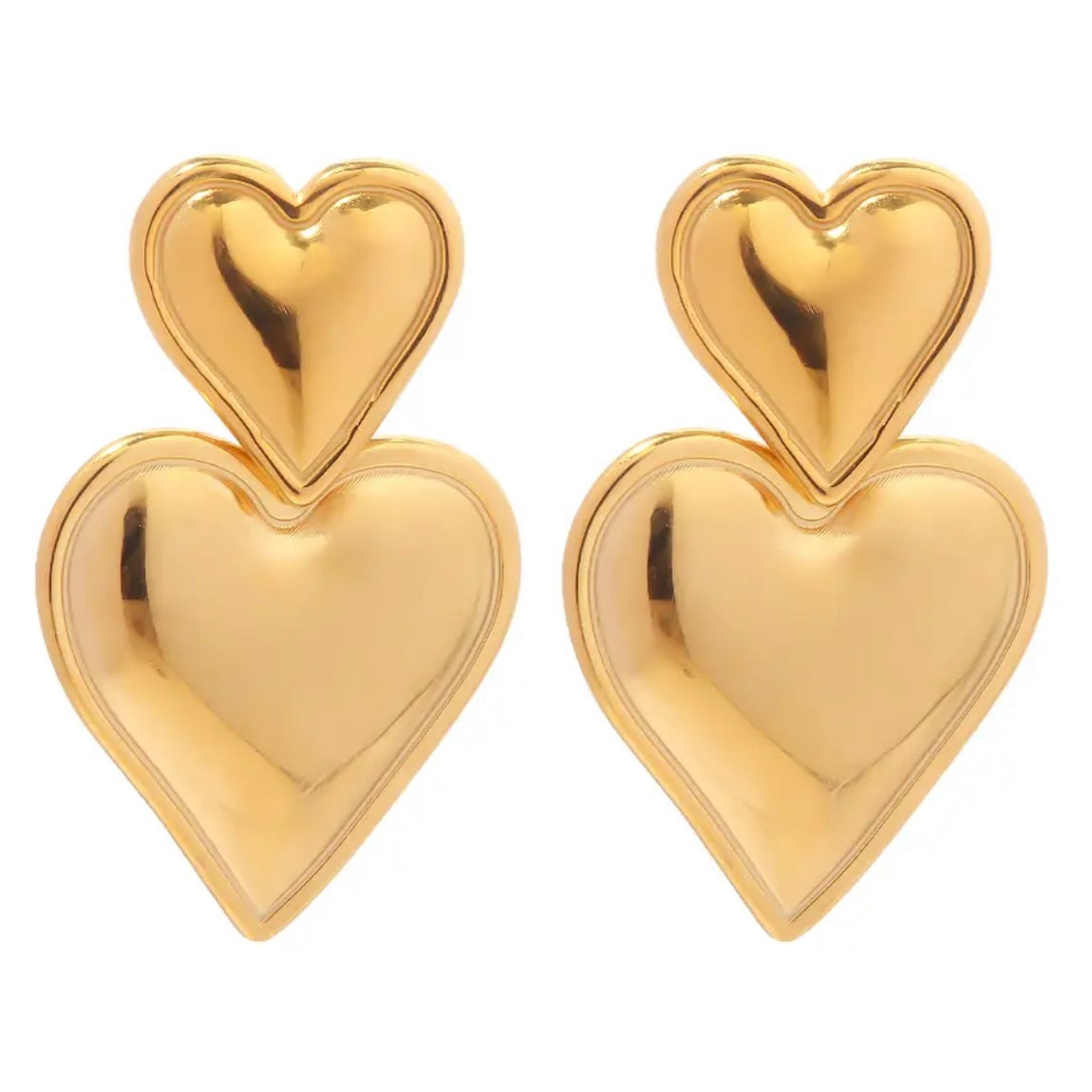 Ohrringe „GOLDEN HEARTS“