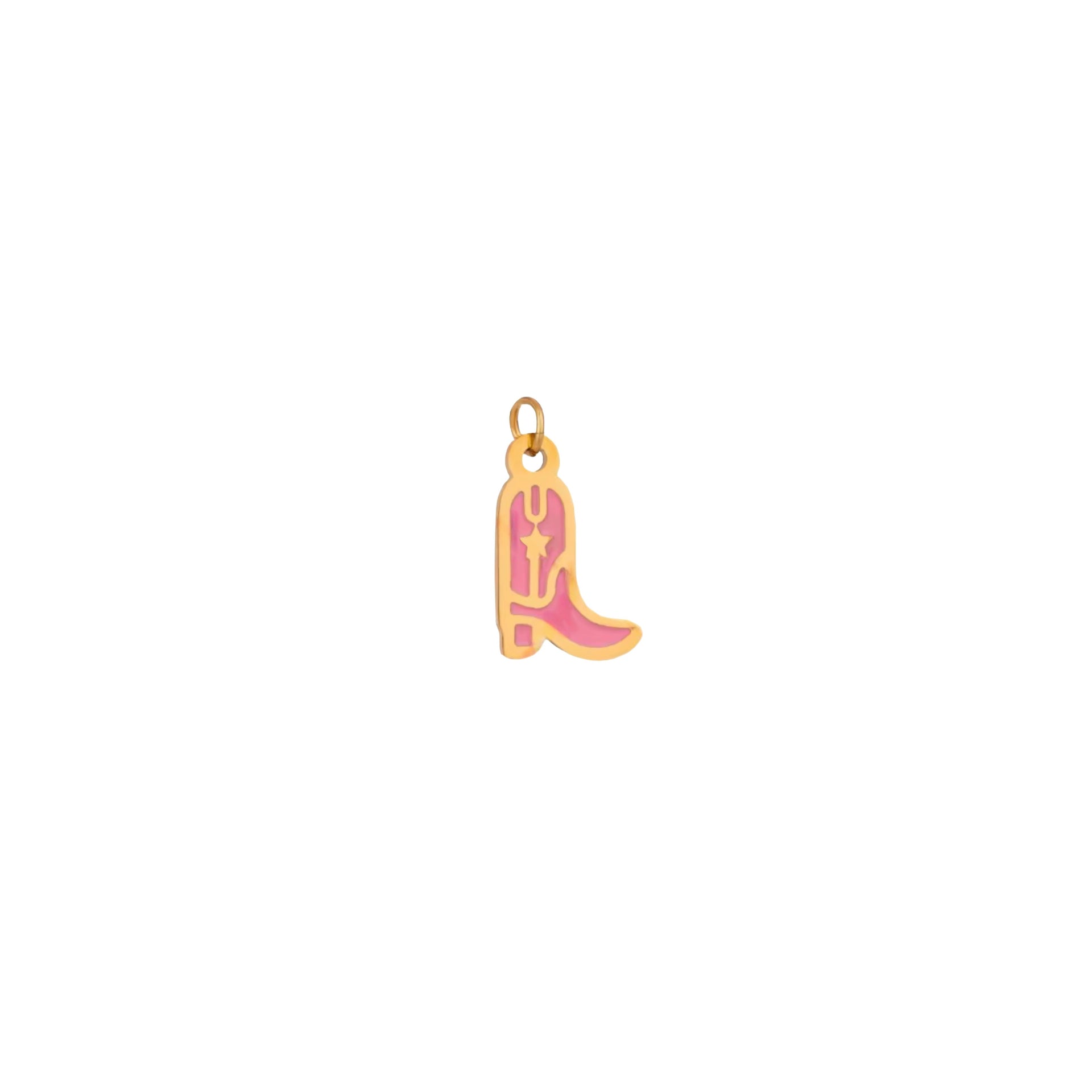 PINK BOOT CHARM.