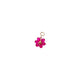 PINK PEARLY FLOWER CHARM.