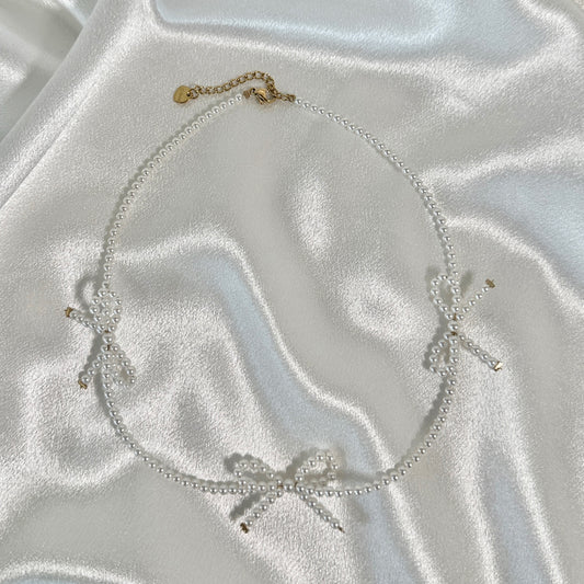 Kette „PEARL BOWS“