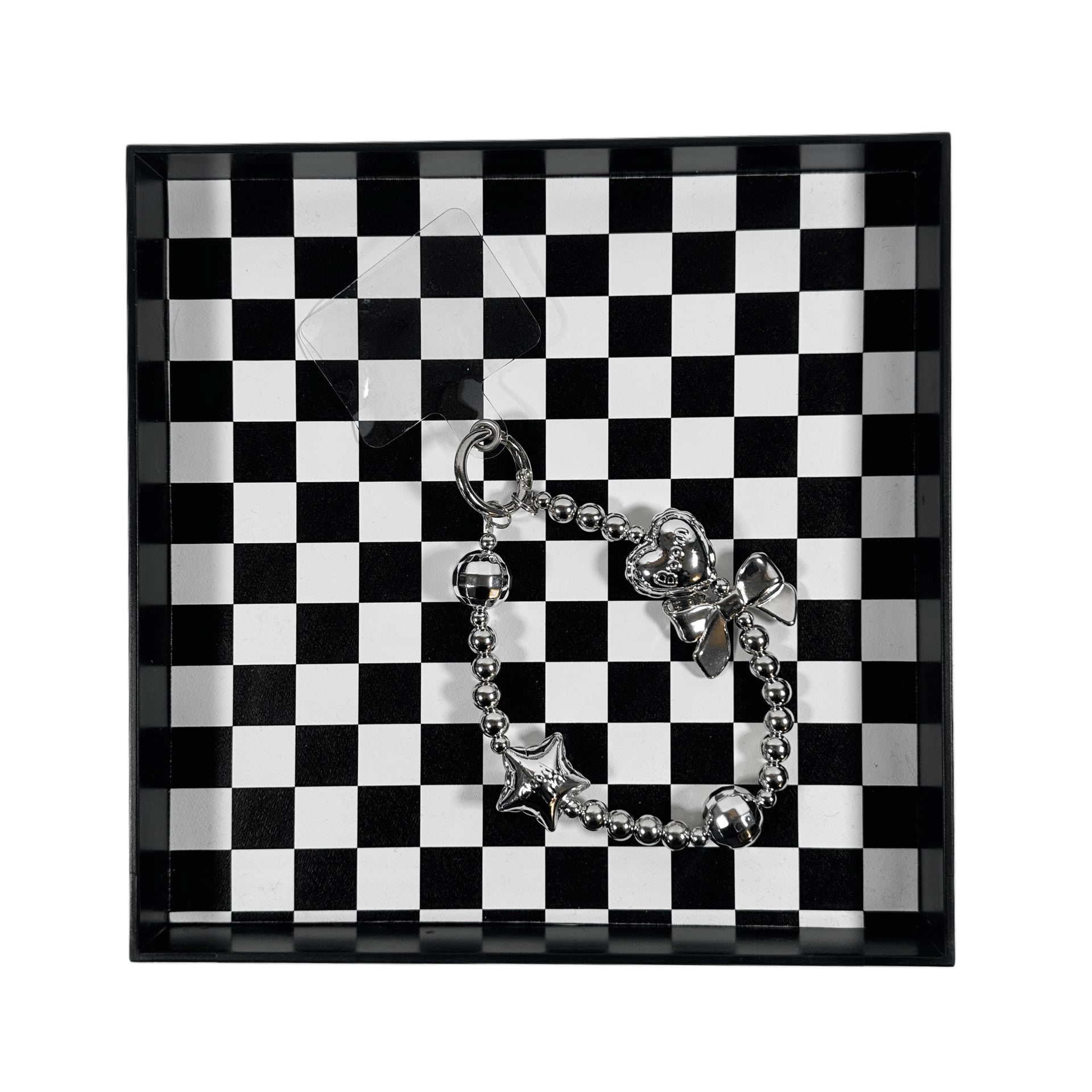 SILVER DISCO (HANDY)ANHÄNGER.