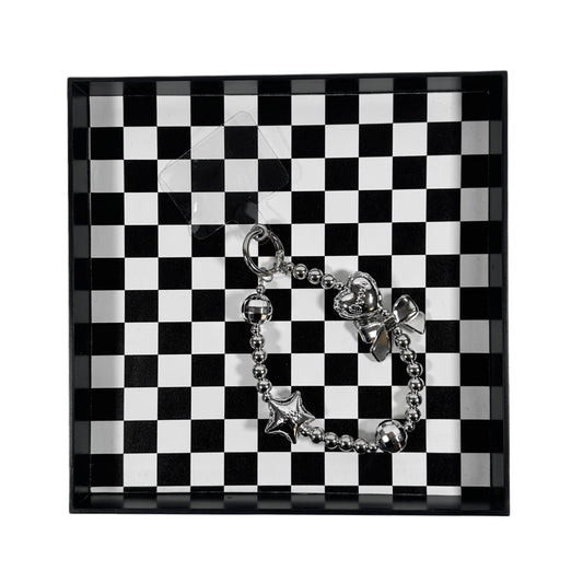 SILVER DISCO (HANDY)ANHÄNGER.