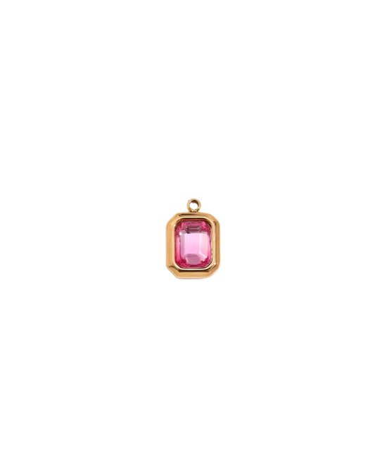 PINK SQUARE CHARM.
