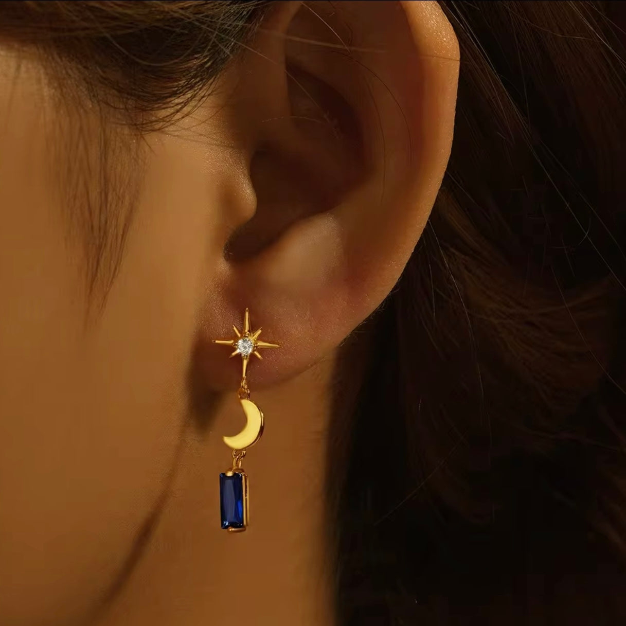 Ohrringe „BLUE MOON“