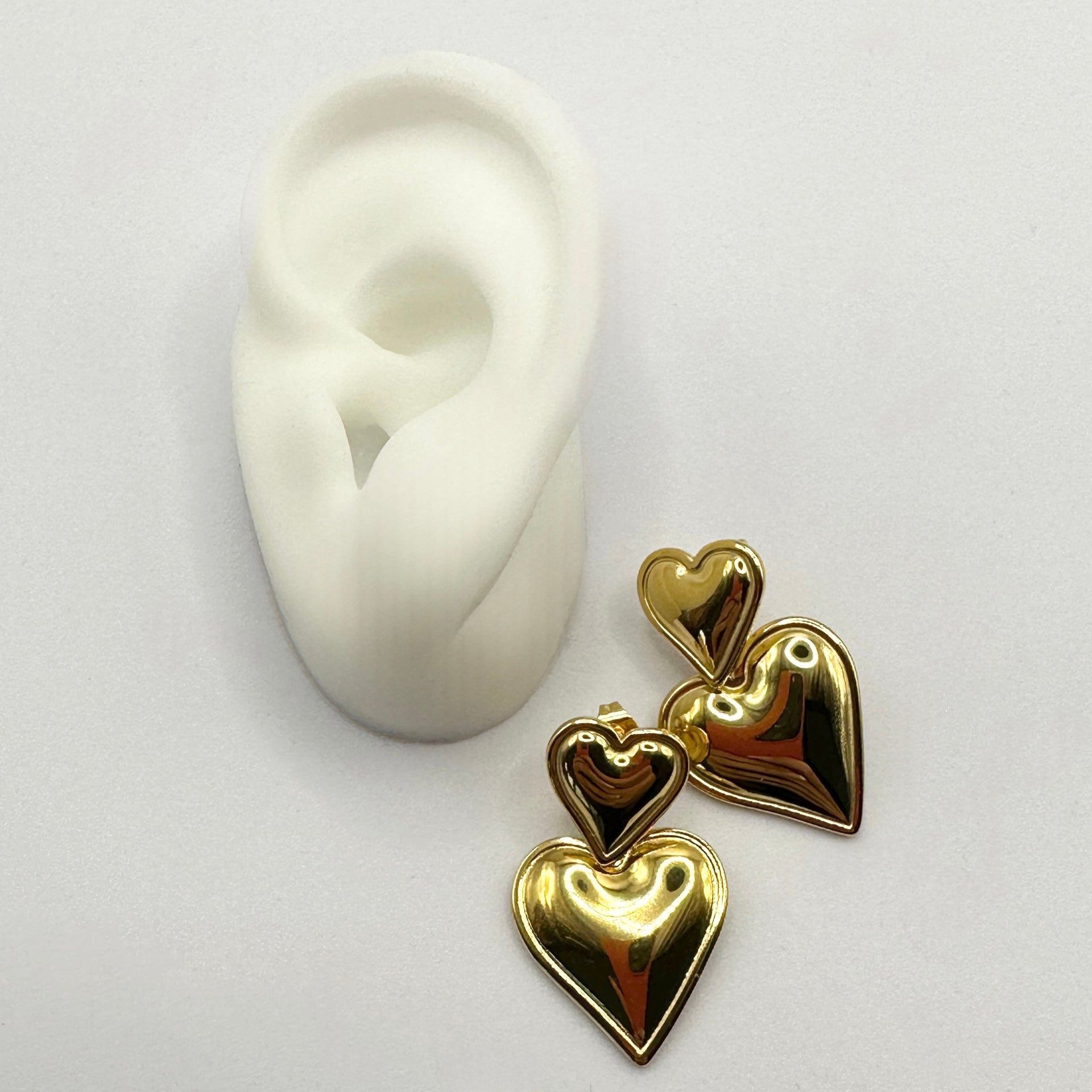 Ohrringe „GOLDEN HEARTS“