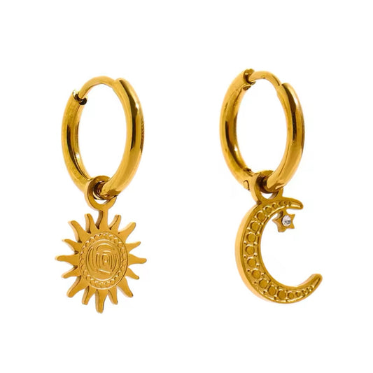 OHRRINGE GOLDEN SUN&MOON.