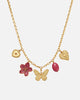 BUTTERFLY CHARM NECKLACE.