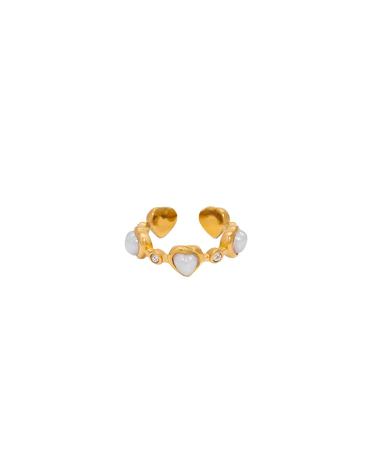 RING WHITE HEARTS.