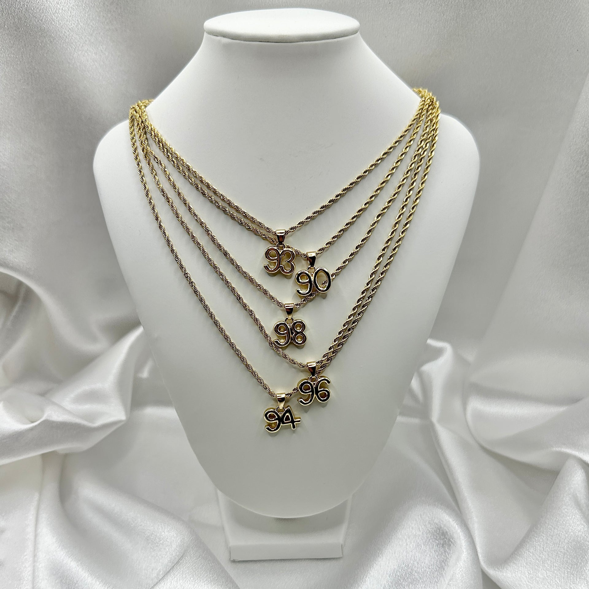 Kette „90‘s NUMBERS“