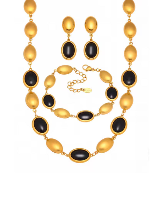 SCHMUCKSET BLACK LADY.