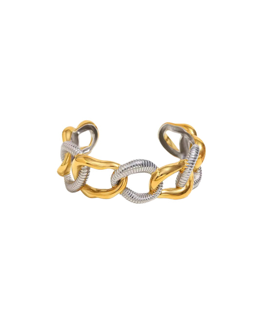 ARMREIF BICOLOUR KNOT.