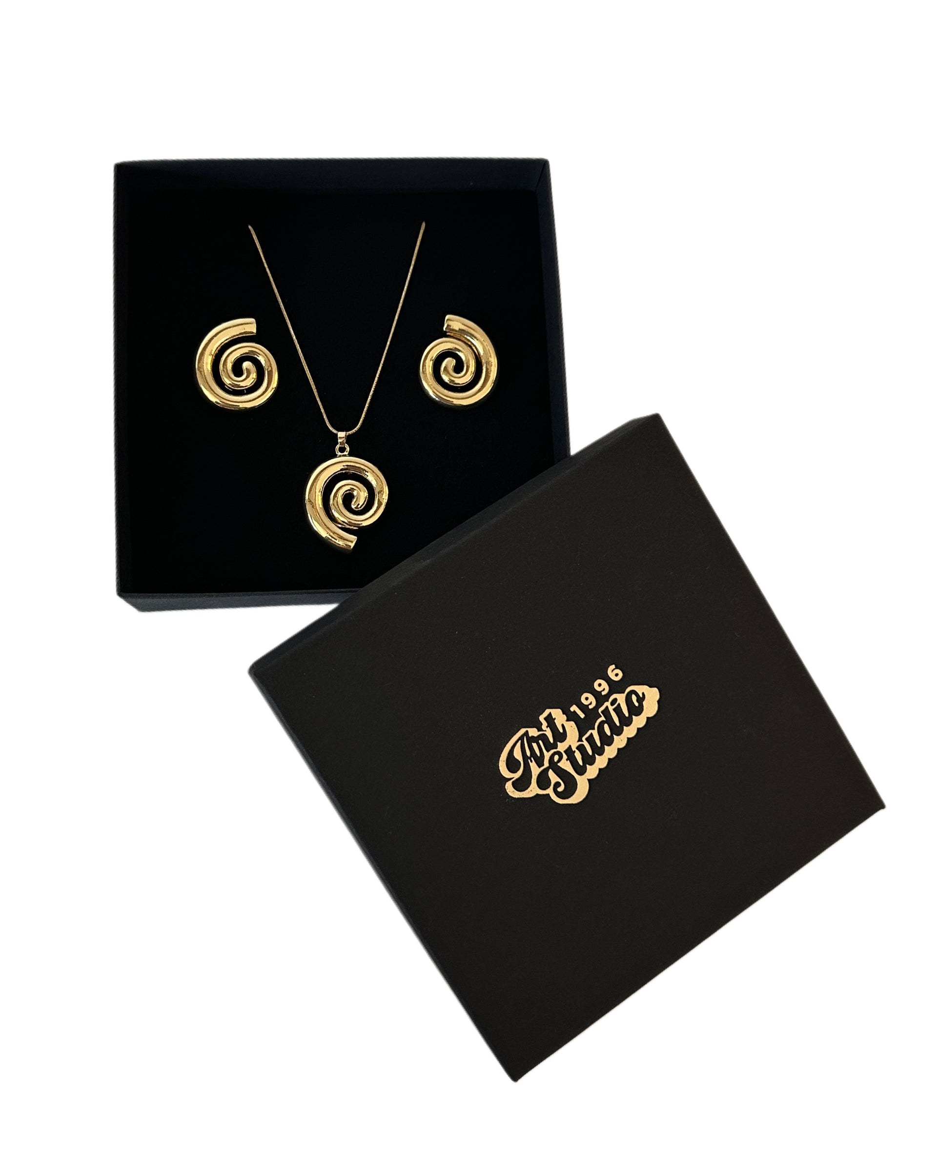 SCHMUCKSET SWIRL GOLD.