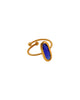 RING BLUE CRYSTAL.