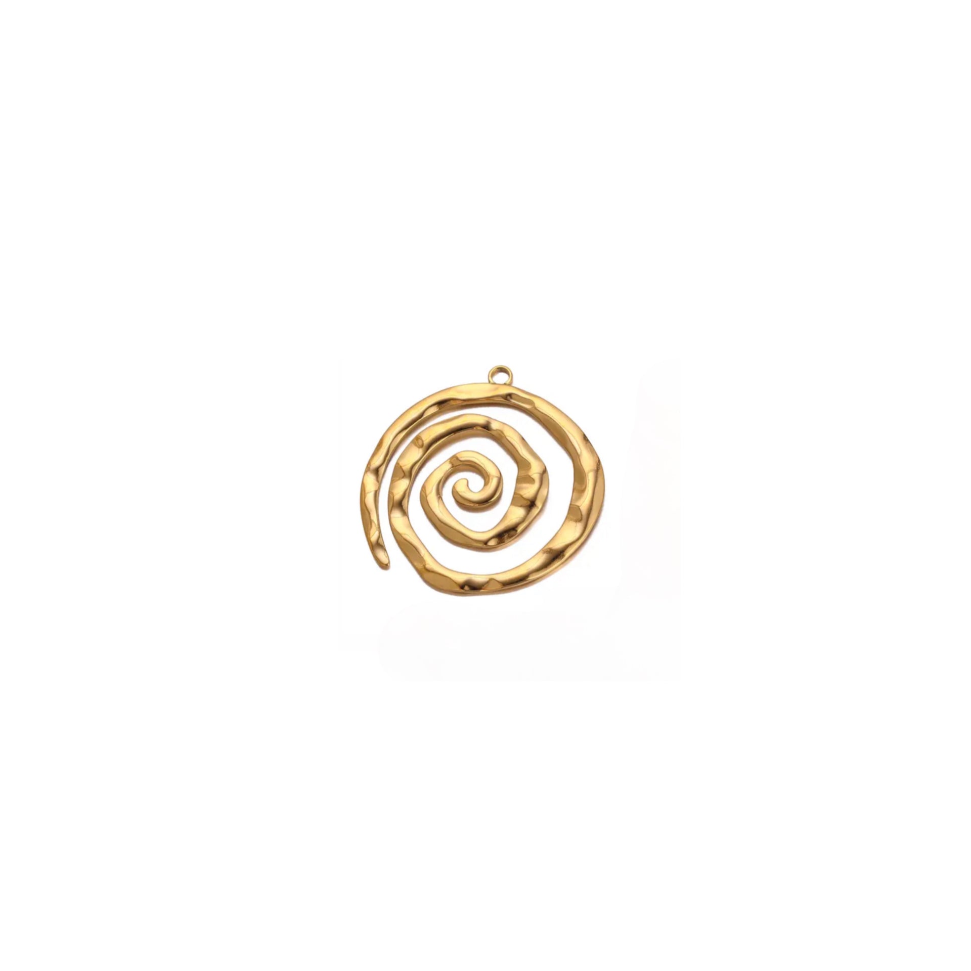 GOLDEN SWIRL CHARM.