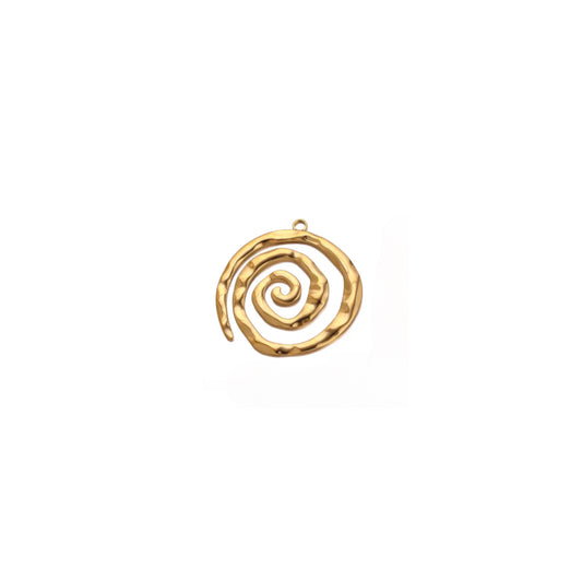 GOLDEN SWIRL CHARM.
