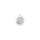 SILVER SUN&MOON CHARM.
