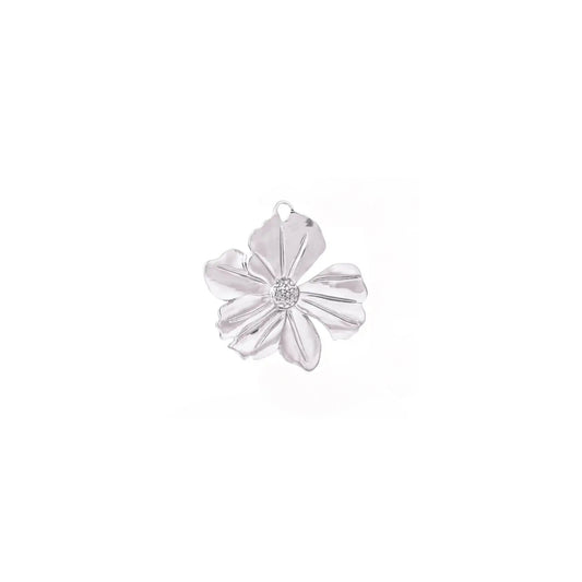 SILVER DAISY CHARM.