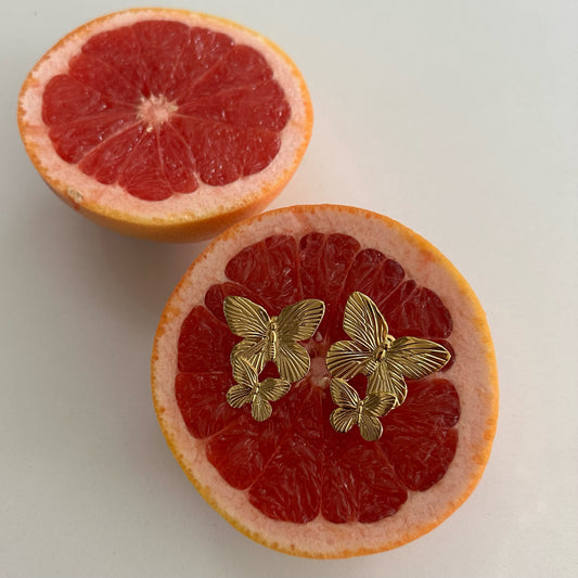 OHRRINGE BUTTERFLY TWINS.