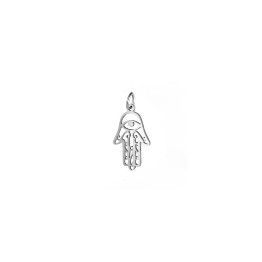 SILVER HAND CHARM.