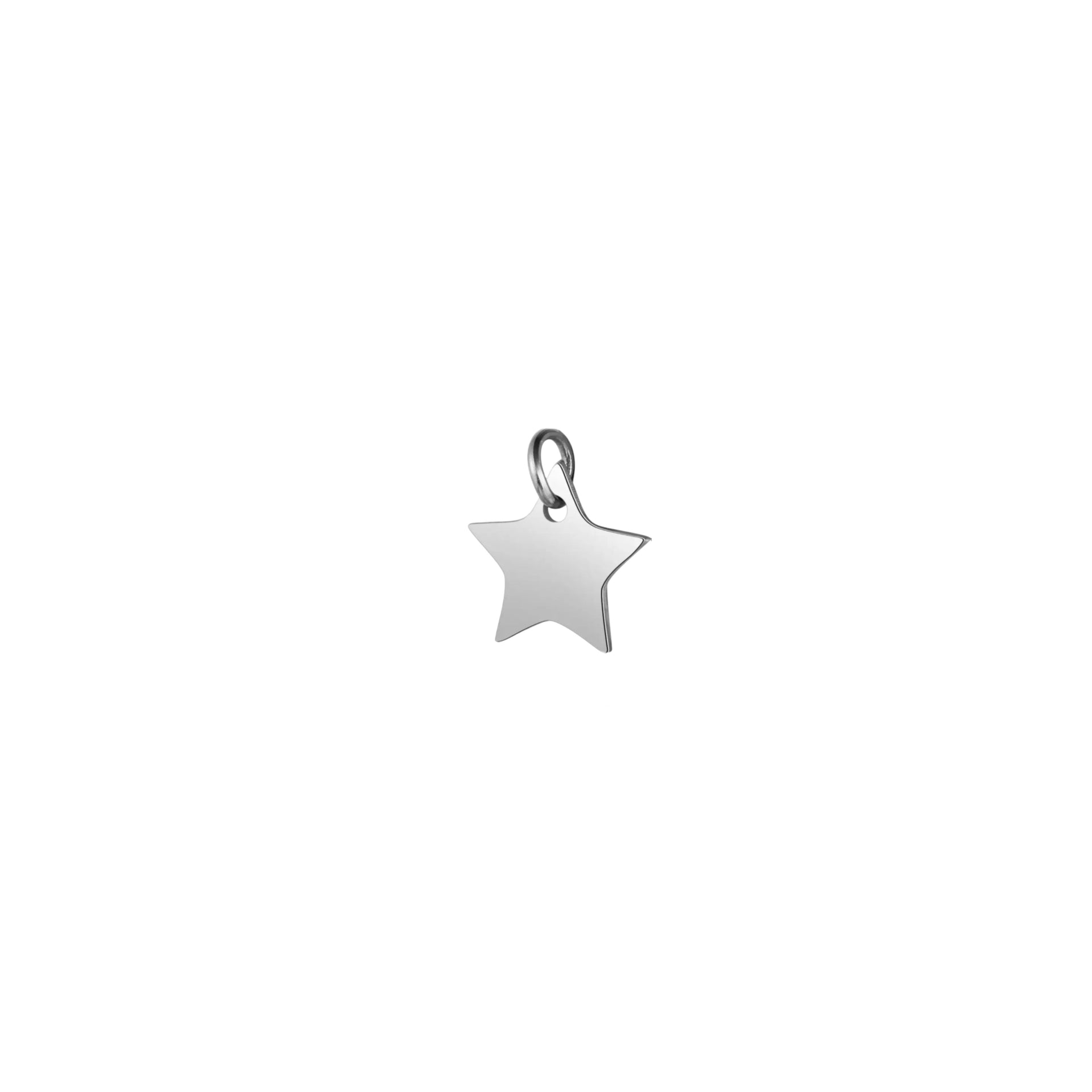 SILVER STAR CHARM.