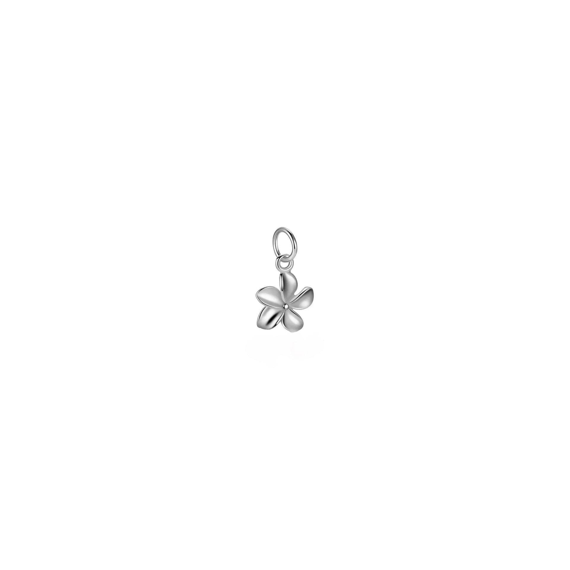 SILVER FLOWER CHARM.