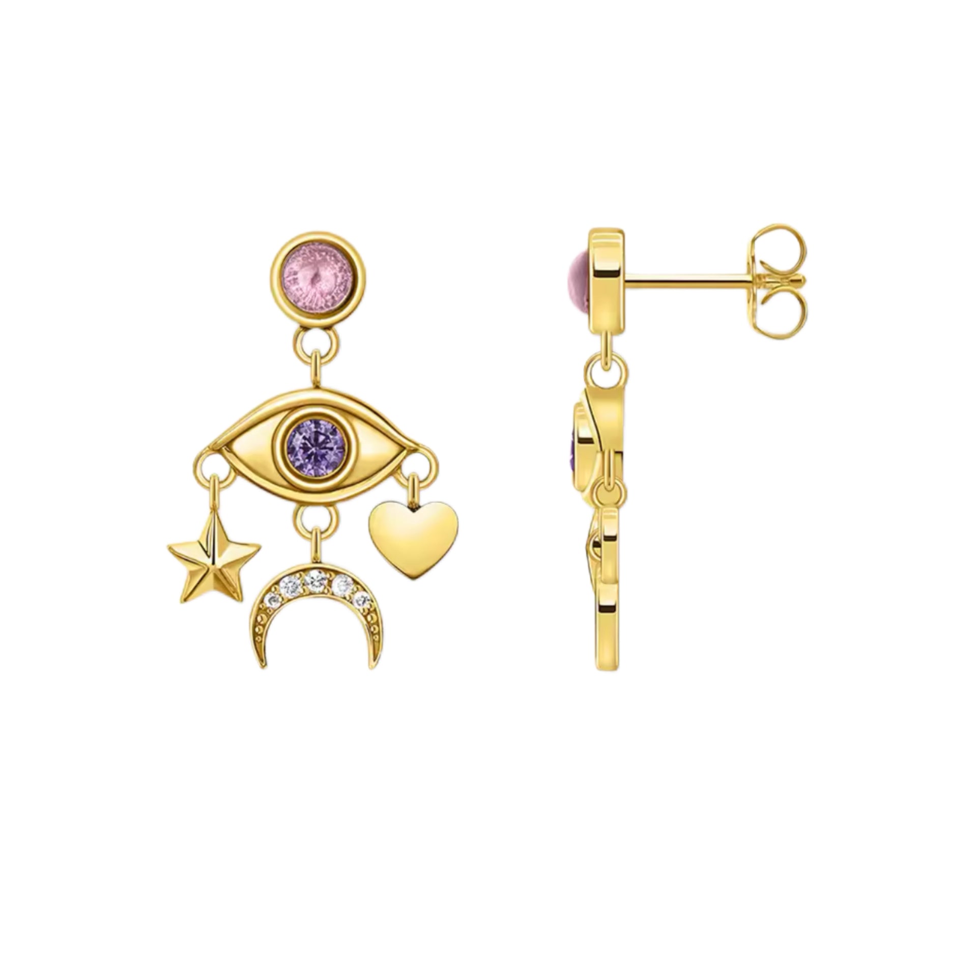 Ohrringe „PURPLE EYE“