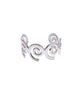 ARMBAND SILVER SWIRL.