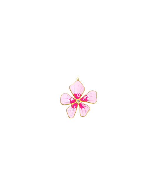 PINK FLOWER CHARM.