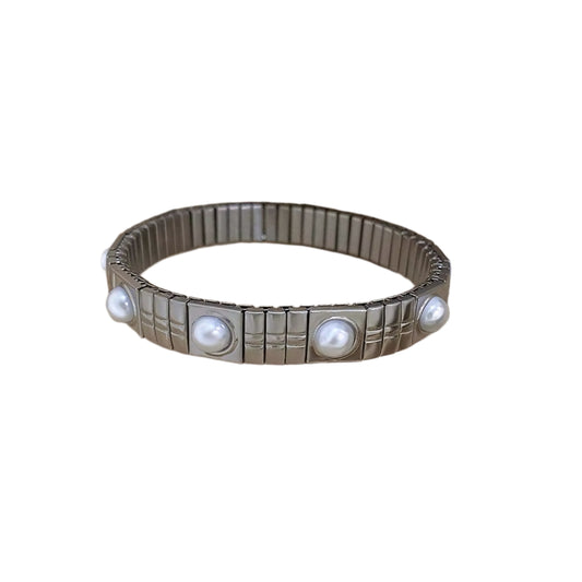ARMREIF PEARLY SILVER.