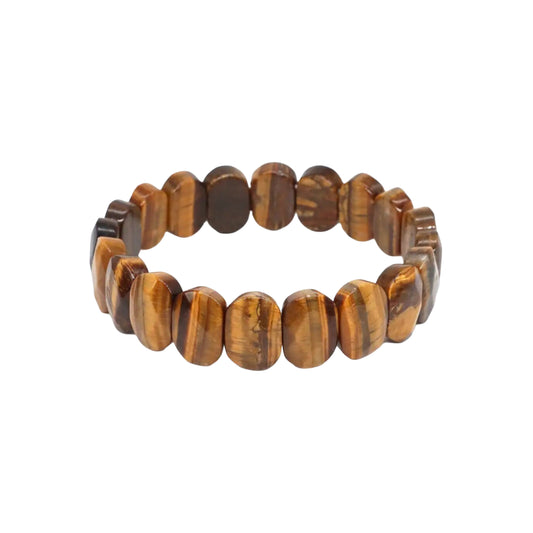 ARMBAND BIG TIGER EYE.
